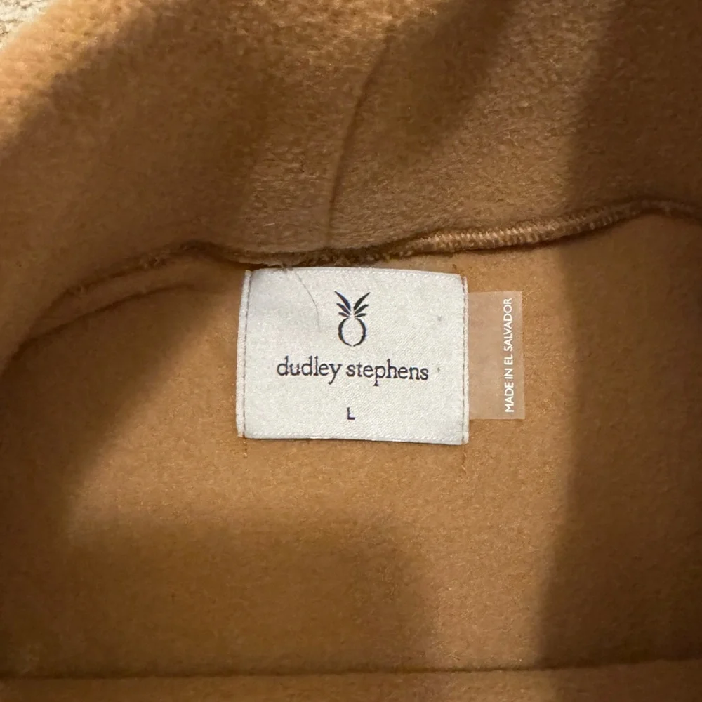 EUC DUDLEY STEPHENS PARK SLOPE TURTLENECK VELLO FLEECE CAMEL - Picture 4 of 4